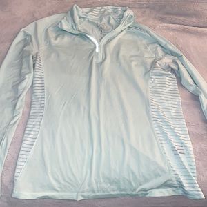 Mint green longsleeve Aeropostale quarter zip